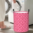 thumbnail image 5 of Goofa red bows Printed Circular Hamper,Laundry Basket with Handles,Storage Baskets Foldable,Large Capacity Laundry Hamper-, 5 of 6