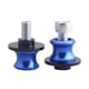 thumbnail image 5 of 2 uds aluminio 10mm 1,5 deslizadores de oscilante de motocicleta carretes tornillo de soporte de oscilante CNC para Azul DYNWAVEMX Tornillos del soporte del brazo oscilante, 5 of 7
