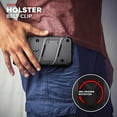 thumbnail image 4 of . Funda ZIZO Bolt para iPhone 12 MINI Gris con clip y mica de pantalla, 4 of 8