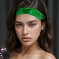 thumbnail image 2 of Unique Bargains 1 Pc Adjustable Sequins Headbands for Women Green, 2 of 5