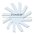 thumbnail image 2 of Quilting Rulers and Templates,Small Sewing Machine Woven Basket Quilting Template Woven Basket Template Cutting Ruler Sewing Machine Ruler Patchwork Tool for Sewing Pattern, 2 of 7