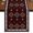 Brown, variant on Table Runners 48 Inches Long Dress Scarves, Brown Boho Farmhouse Kitchen/Dining Table Runner, Short Coffee Tablerunners, Retro Farmhouse Abstract Geometric Ethnic Art 13x48 Inch