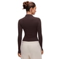 thumbnail image 2 of CRZ YOGA Softembrace Long Sleeve Shirts for Women Casual Going Out Comfort Tops Soft Fitted Layer Tees, 2 of 6