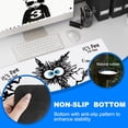 thumbnail image 3 of Desk Pad, It‘s Fine I‘m Fine Black Cat Extended Gaming Mouse Pad Large, 35.4"x15.7" Big Mouse Pad with Non-Slip Base and Stitched Edge, Long Computer Keyboard Mouse Mat for Home Office Work, 3 of 6