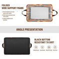 thumbnail image 6 of Yayeee Foldable Storage Basket for Shelves with Handles Waterproof Cloth Bins, Black Cat, 6 of 7