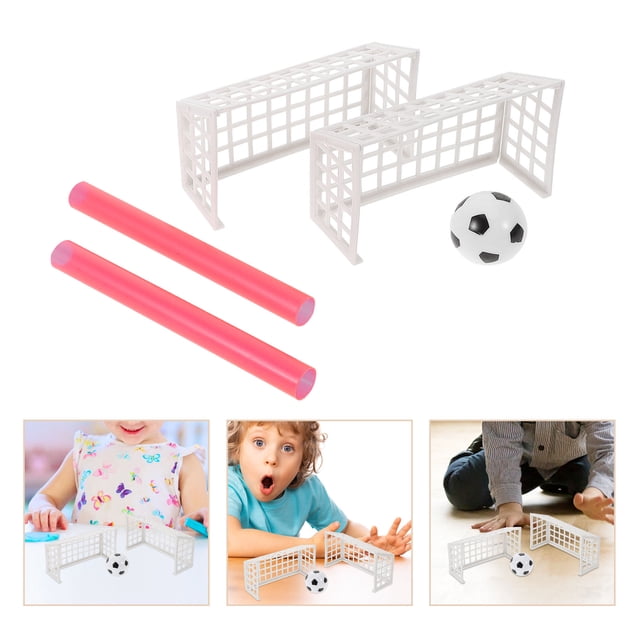 HEALEEP Ensemble de 10 Pcs de Mini Ballons de Football de Table pour Enfants et Parents pour Profiter d'Activités Intérieures et Extérieures