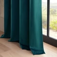 thumbnail image 5 of Top Finel 100% Blackout Luxury Velvet Curtains, 52 x 96 Inch, Teal Green, 2 Panels, 5 of 12