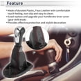 thumbnail image 3 of Pomo de Cambio Manual de 5 Velocidades Único Bargains con Cubierta para Chevrolet Spark 2011-2015, Palanca de Cambio de Plástico y Cuero Sintético, Negro, Tonalidad Plateada Cromada, 3 of 7