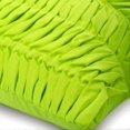 thumbnail image 2 of Lime Pillow Cover, 14x14 inch Textured Pintucks Solid Color Square Faux Suede Pillow Case, Modern Lime Wind Folds, 2 of 5