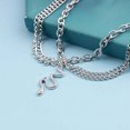 thumbnail image 3 of 1 tobillera bohemia de serpiente con borlas doradas y colgante de serpiente, cadena de tobillera de playa, regalo para mujeres y adolescentes, 1 unidad (plata), 3 of 5