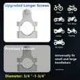 thumbnail image 6 of Liwarace Aluminum Motorcycle Bike Stand Bicycle Holder Mount Handlebar For Cell Phone GPS, 6 of 21