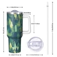 thumbnail image 2 of Modern 40oz Tumbler– Stainless Steel Insulated Tumbler with Handle and Straw, Large Capacity Travel Cup for Hot & Cold Drinks, 2 of 7