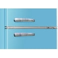RCA 10 Cu Ft TopFreezer Apartmentsize RETRO Refrigerator Blue, RFR1055