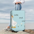 thumbnail image 7 of Fuzoiu funny goose Print Suitcase Cover,Washable Luggage Covers for Suitcase,Elastic Luggage Protector Cover,Scratch Resistant Travel Suitcase Covers-Large, 7 of 7