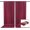 Burgundy, variant on 2 Panels Rose Backdrop Curtain, 10 x 10 Background Curtains for Parties, Weddings, Showers, Bachelorette Halloween, Christmas Birthday Party Photoshoot Backdrop Curtains Decorations