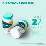 (2 Pack) NerveCalm – Natural Daily Support Blend for Nerves, Memory & Focus | Nerve Calm Easy-to-Take Capsules (120 Capsules)