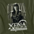 thumbnail image 2 of Xena: Warrior Princess Men's  Honored T-shirt Green, 2 of 7