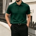 thumbnail image 6 of LTTVQM Mens Breeze Capri Polo Shirt Beer Belly Belly Collar Shirts for Golf Business Casual 2026 Summer Quick Dry Golf Shirts Dark Green L, 6 of 6
