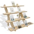thumbnail image 1 of Expositores de pendientes Auroal de madera de 4 niveles para ventas minoristas, 1 of 6