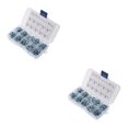 thumbnail image 4 of ZheElen Metal Lightweight And Compact U-shaped Clip Nut For Easy Installation In Automotive Parts Blue And White Zinc Nut M6-50PCS 2Set, 4 of 6
