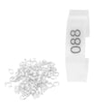 thumbnail image 1 of Chicken Foot Rings, Poultry Leg Bands Identification Leg Buckle With Numbers 10pcs/set Safe And Non-  For Outdoors For Poultry For Daily For Home White, 1 of 8