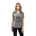 thumbnail image 2 of Thread Tank House Party Realtor Women's Relaxed V-Neck T-Shirt Tee Heather Grey Medium, 2 of 4