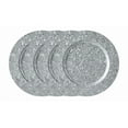 thumbnail image 2 of Holiday Time 13-Inch Galvanized Charger Silver-Pack of 4, 2 of 2
