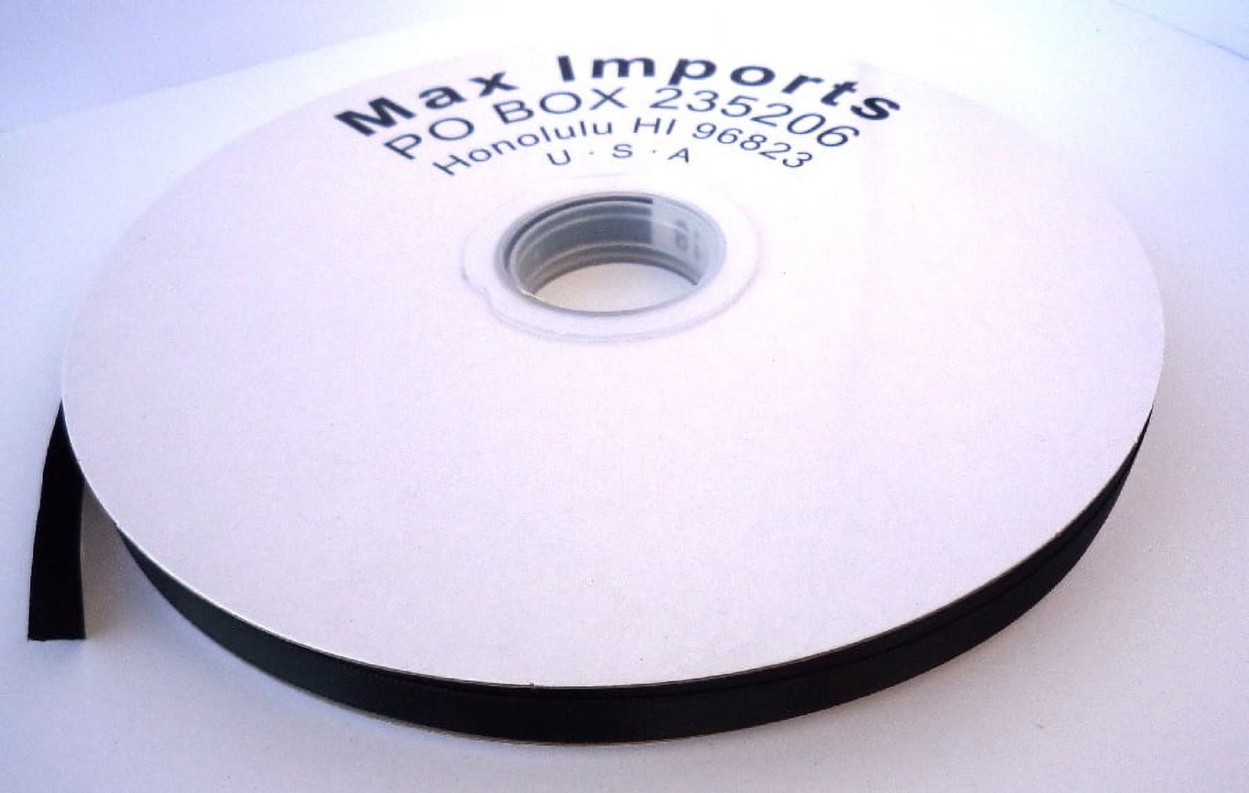 Maxport Corporation 3/8"Satin Black Ribbon, 100 Yd.