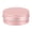 Rose Gold/2 oz/Round - Screw Lid/100 Count, variant on Chef 101 6 oz Rectangle Black Tin Container - with Hinged Lid - 100 count box