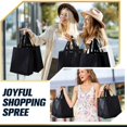 thumbnail image 5 of 0 Pcs Reusable Gift Bags Set Glossy Grocery Gift Tote with Handle for Weddg Mothers Day Sprg Event Graduation, 5 of 7