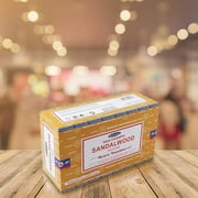 Satya Sandalwood Incense Sticks â€“ 12 Box Value Pack â€“ Hand-Rolled in India â Calming & Earthy Aroma