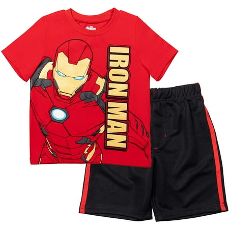 

Marvel Avengers Black Panther Toddler Boys Graphic T-Shirt and Shorts Outfit Set 3T