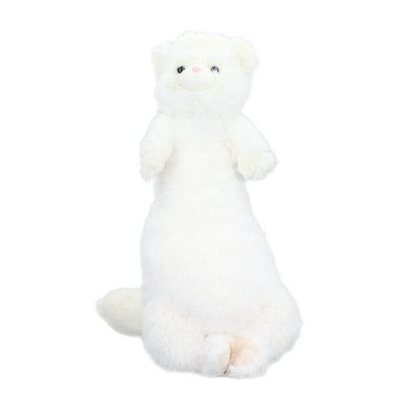 Ultra Soft Plush Animal Toy,Ultra Soft Adorable Snow Ferret Sofa Bed Decoration for Kids Adults