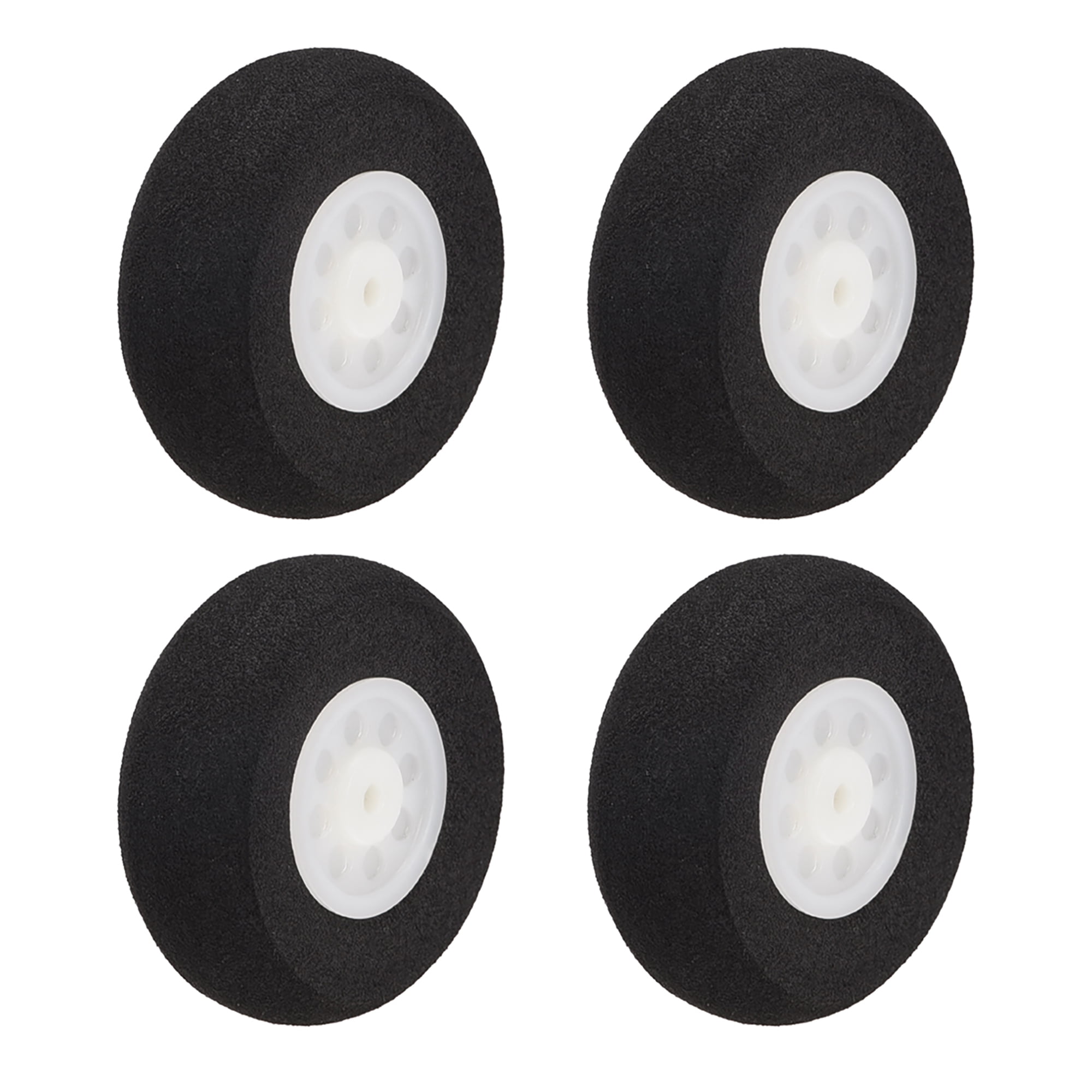 RC Airplane Wheels 4PCS RC Airplane Aircraft Sponge Wheels 1.18 inch x