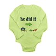 thumbnail image 1 of CafePress - He Did It... (Right) Infant Creeper Body Suit - Long Sleeve Infant Bodysuit, 1 of 1