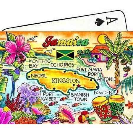 Jamaica Map Collectible Souvenir Playing Cards price history on PriceWatchPro