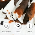 thumbnail image 4 of Brown Cow Print Blanket Twin Size Plush Fleece Fuzzy Lightweight Warm Cow Blanket Soft Microfiber Flannel Cozy Cow Print Throw Blanket Couch Bed Sofa All Seasons 60 x 80 in Cow Gift, 4 of 6