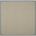 thumbnail image 4 of SAFAVIEH Natural Fiber Glenn Border Sisal Runner Rug, Grey Brown/Grey, 2'6" x 20', 4 of 9