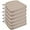 Khaki, variant on 4 Pack 17'' x 16'' Chair Cushions, 2" Thick Dining Chair Pads with Ties and Removable Washable Cover, Seat Cushion for Kitchen Chairs, Indoor Dining Room, Patio Chairs, Beige