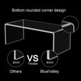 thumbnail image 4 of GHSDFBB Acrylic Display Risers, Clear Product Stand, Jewelry Display Riser,Shelf Showcase Fixtures For Collectibles Display (3 Sizes L (2Sets)), 4 of 7