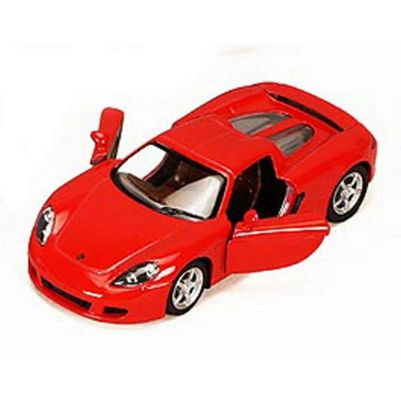 Porsche Carrera GT, Red - Kinsmart 5081D - 1/36 scale Diecast Model Toy Car (Brand New, but NOT IN BOX)