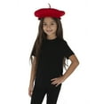 thumbnail image 2 of Béret Français Rouge à la Mode pour Fête - Offert en Couleurs Noires et Rouges (Rouge) - par Dress Up America, 2 of 3