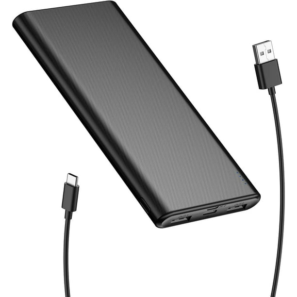 Chargeur portable 10000mAh pour Apple iPhone 11 Pro Batterie Externe +  Câble USB