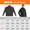 thumbnail image 6 of Womens Heated Jacket with 2PCS 10000mAh Power Bank,3 Heating Level and 8 Heating Zone(M), 6 of 6