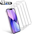 thumbnail image 1 of 4 Pcs Verre Trempé pour iPhone XR Protecteur d'Écran Film en Verre, 1 of 2