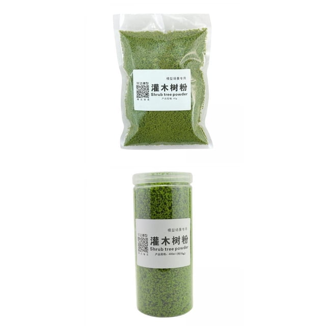 materiales de modelado de polvo de árbol 115g para bases miniatura claras Baoblaze Fabricación de árboles de paisaje
