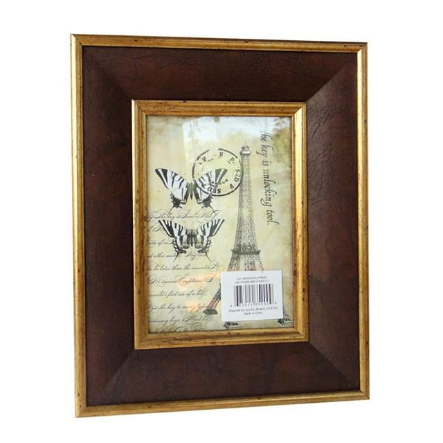 Jeco HD-PF002-BR Cadre Photo 5 x 7 Po, Brun