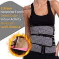 thumbnail image 5 of COMFREE Neoprene Sauna Waist Trainer Corset Sweat Belt for Women Men Weight Loss Body Shaper Compression Trimmer Workout Fitness Fat Burn Back Support, 5 of 8