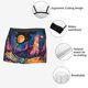 thumbnail image 3 of Balery Fantasy Cosmic Landscape Calzoncillos bóxer para hombre, ropa interior de algodón suave y transpirable con cinturilla de nailon-Medium, 3 of 5