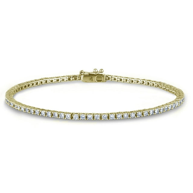 10k Gold 1.70 Cttw Canadian Diamond Tennis Bracelet